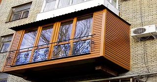 Внешняя отделка балкона Пыть-Ях цена от 1045 руб. м/2.